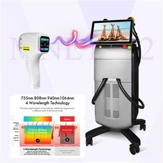 新设计4波长二极管激光脱毛机
